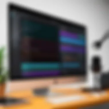 A visual representation of workflow stages in podcast editing from recording to final production.