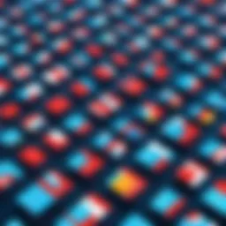 Visual representation of BMC and its competitors in the software market