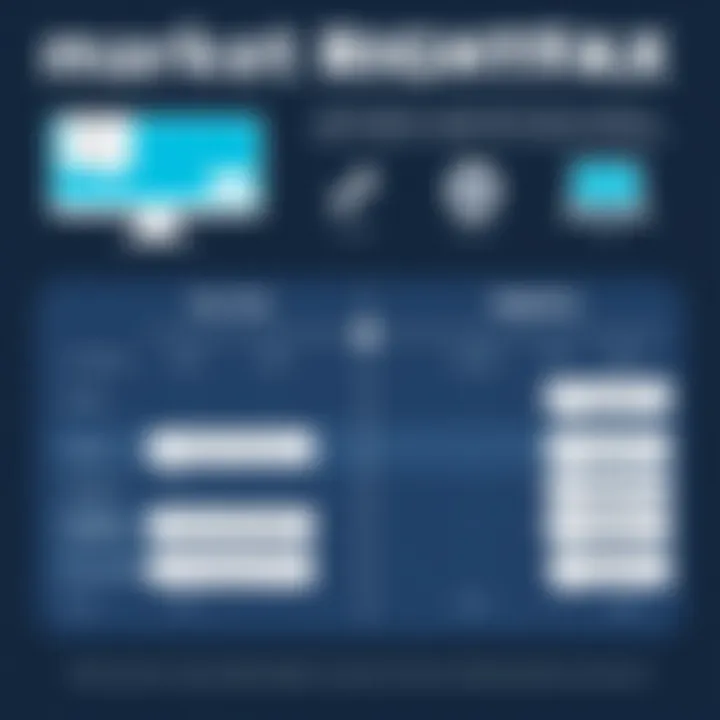 Market Comparison of Captaris RightFax Comparison chart of Captaris RightFax against other fax server solutions in the market
