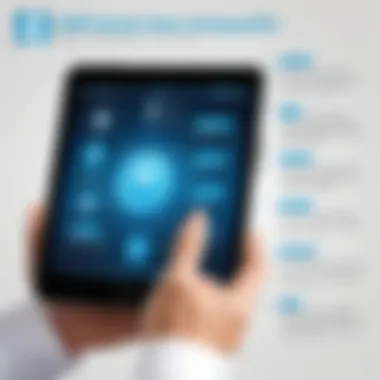 Key Features and Benefits of ChiroTouch EHR Visual representation of ChiroTouch EHR features and benefits.