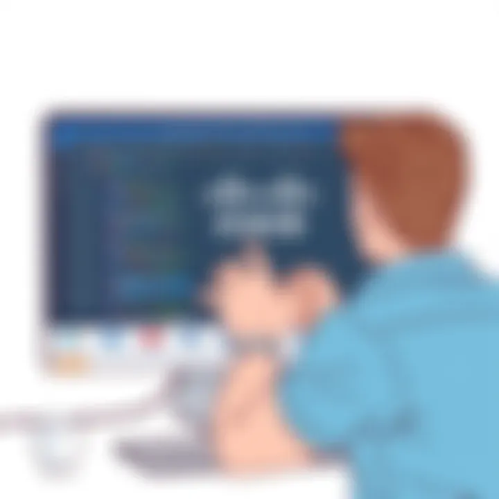 User Engagement with Cisco Phone App User engaging with the Cisco Phone App on a computer screen