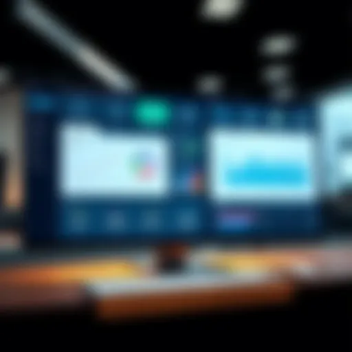 CAFM system interface showcasing dashboard