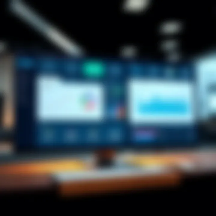 CAFM system interface showcasing dashboard