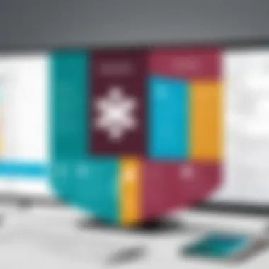 Collaboration Features in Slack Diagram illustrating Slack's collaboration features in team settings