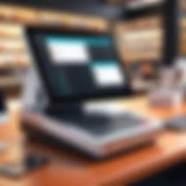 Small Business Using a POS System Small business utilizing a POS system