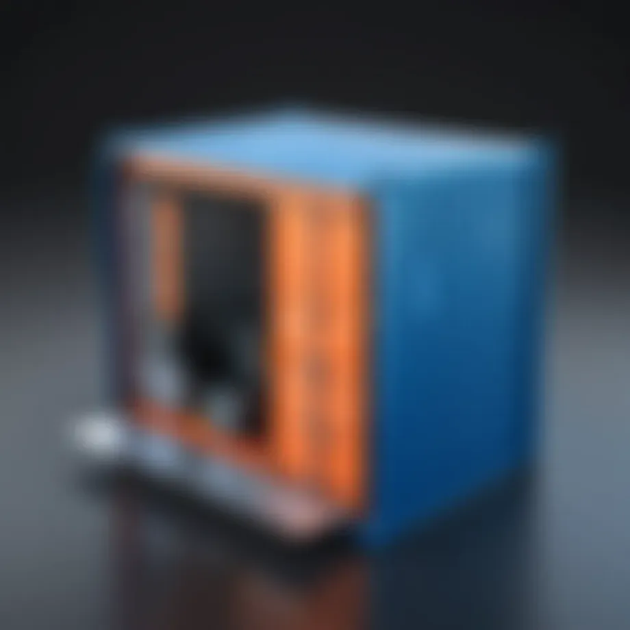 Visual representation of container security architecture