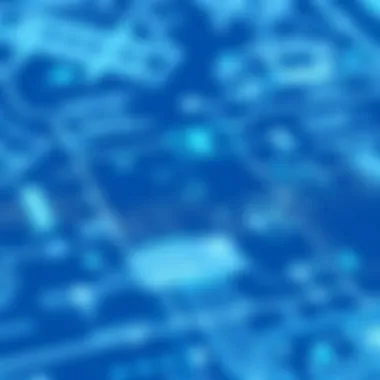 Visual Representation of Digital Project Layout Blueprint of a digital project layout