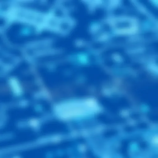 Visual Representation of Digital Project Layout Blueprint of a digital project layout