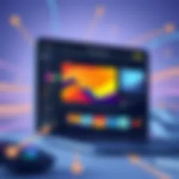 Dynamic interface of Adobe Animate showcasing animation features