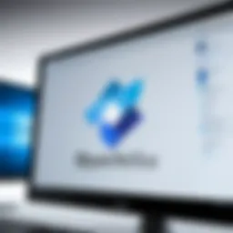 OpenOffice logo on a computer screen