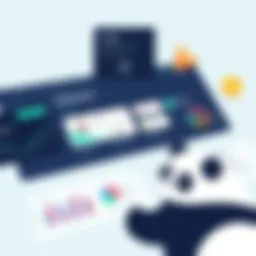 Visual representation of Asset Panda's dashboard showcasing key features