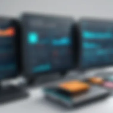Visual comparison of different types of automatic trade systems