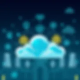 Visual representation of cloud architecture in web filtering