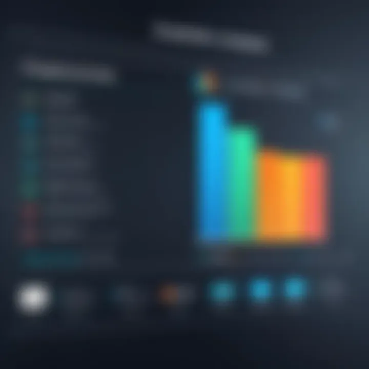 Comparison chart of e-learning effectiveness