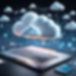Visual representation of cloud computing education