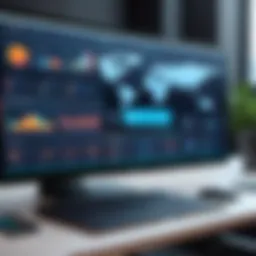 A visually appealing dashboard of a web conferencing platform.