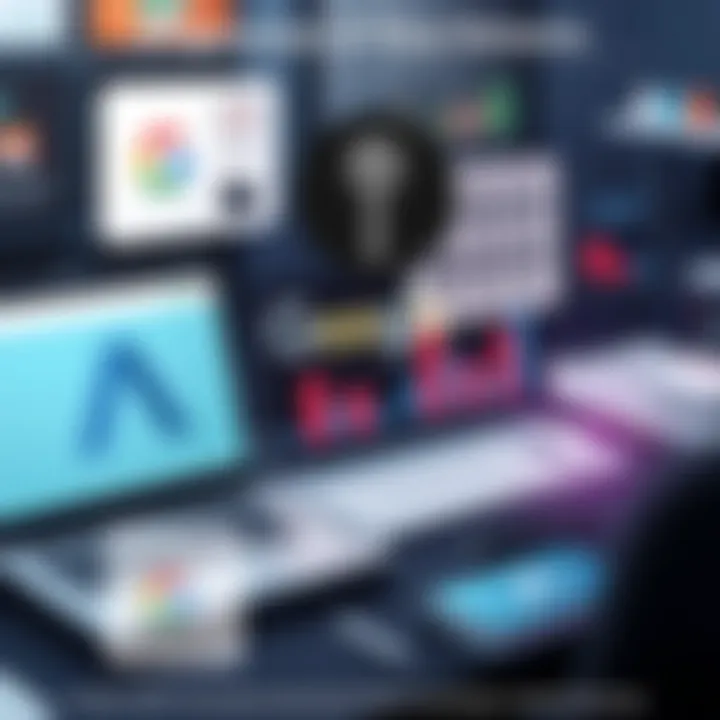 An analysis chart showing the effectiveness of visual elements in ads