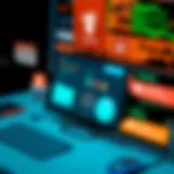 Features of Help Desk Software A digital interface showcasing help desk software features