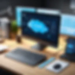 Visualization of help desk tool features