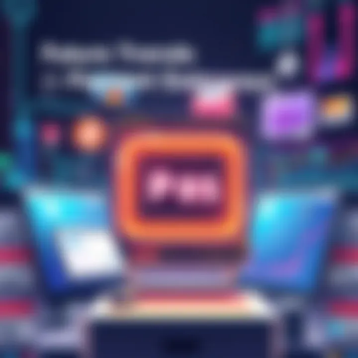 Future Trends in Payment Gateways An illustration depicting emerging technologies in payment gateways