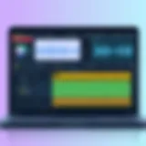 User-Friendly Audio Editing Software Interface A sleek interface of audio editing software showcasing its key features