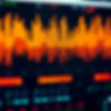 Audio Waveforms for Precision Editing A visual representation of audio waveforms during editing