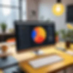 Visual representation of Miro's collaborative workspace