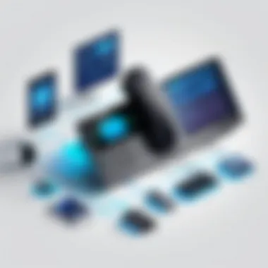 VoIP Technology Functionality Explained Illustration showing the functionality of VoIP technology