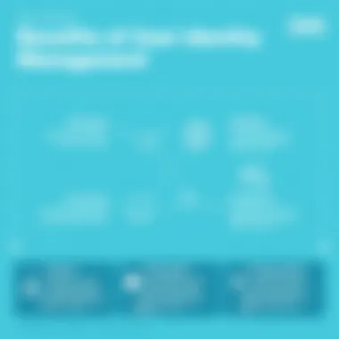 Chart depicting the benefits of user identity management