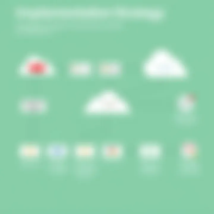 Flowchart depicting the implementation strategy for transitioning to Oracle HRMS Cloud.