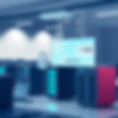 Secure server setup emphasizing cybersecurity measures