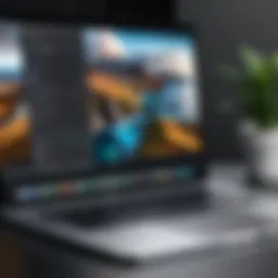 User interface of Parallels on MacBook