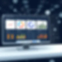 A digital dashboard showcasing Maximo for Utilities features