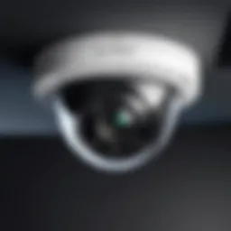High-tech surveillance camera with sleek design