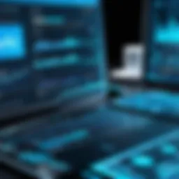 Dynamic interface of clinical trial software showcasing user-friendly design