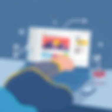 Content Creation in Hootsuite User creating engaging social media content in Hootsuite