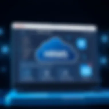 A visual representation of Oracle HRMS Cloud interface showcasing various HR features.