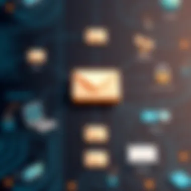 Diagram of email authentication protocols