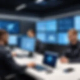 Engaged employees participating in a training session