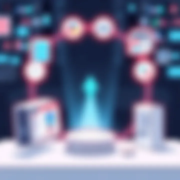 Illustration depicting integration of Sizmek Ad Serving with third-party platforms