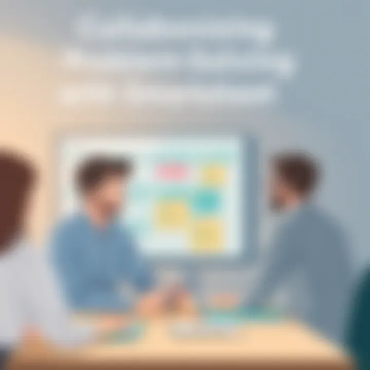 Collaboration among team members using Smartsheet for effective problem-solving.