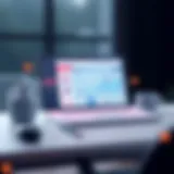 Visual representation of email tracking analytics dashboard