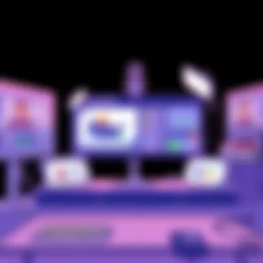 Broadcasting with StreamYard Illustration of StreamYard's broadcasting capabilities