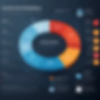 Chart illustrating usage patterns of Oracle CRM features