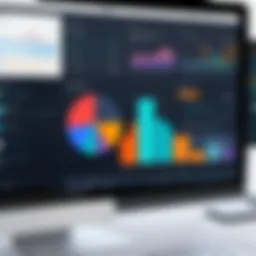 SaaS commission software dashboard visualization