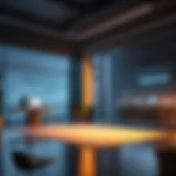 Dynamic lighting setup in AutoCAD