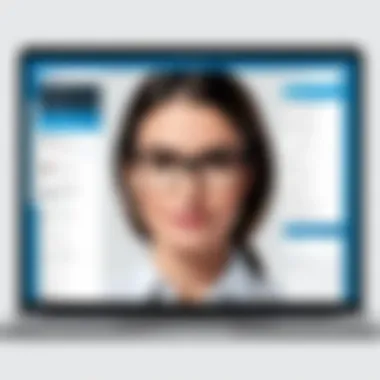 User Interface of the LinkedIn Recruiter Tool An illustration showing user interface of the recruitment platform