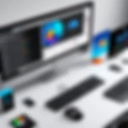 Corel Draw software interface showcasing design tools