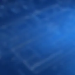 Blueprint of a website layout