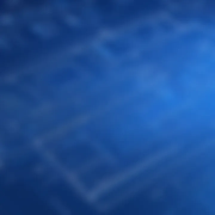 Blueprint of a website layout